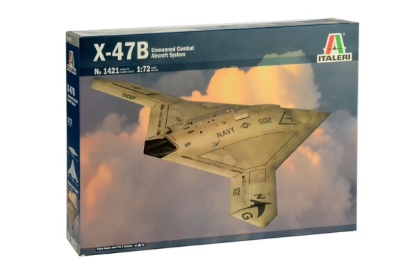 Збірна модель 1/72 БПЛА X-47B Italeri 1421 детальное изображение БПЛА Авиация