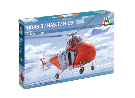 Збірна модель 1/72 Вертоліт HO4S-3 / HAS.7 / H-19 Italeri 1476 детальное изображение Вертолеты 1/72 Вертолеты