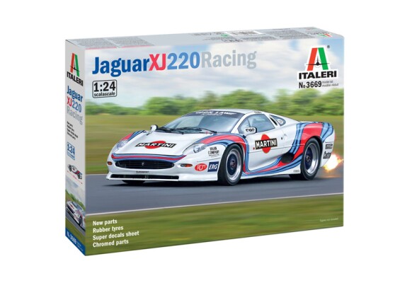 Збірна модель 1/24 Автомобіль Jaguar XJ220 Racing Italeri 3669 детальное изображение Автомобили 1/24 Автомобили