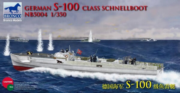 Scale model 1/350 German S-100 class speedboat Bronco NB5004 детальное изображение Флот 1/350 Флот