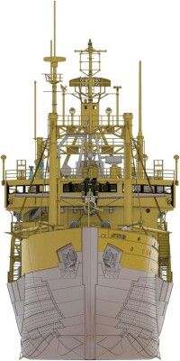 Збірна модель 1/250 Японський криголам «Soya» Hasegawa 68080 детальное изображение Гражданский флот Флот