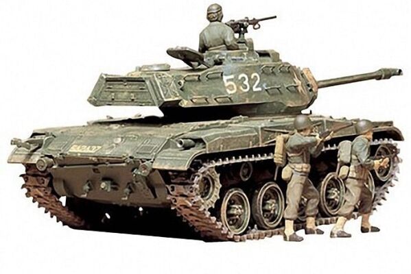 Збірна модель 1/35 Танк БУЛЬДОГ M41 WALKER Tamiya 35055 детальное изображение Бронетехника 1/35 Бронетехника