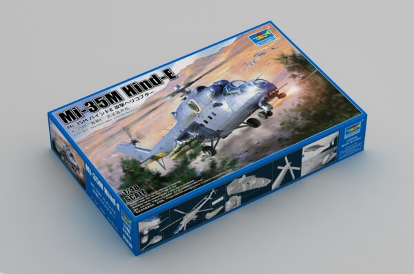 Збірна модель 1/35 Вертоліт Мі-35М Trumpeter 05830 детальное изображение Вертолеты 1/35 Вертолеты