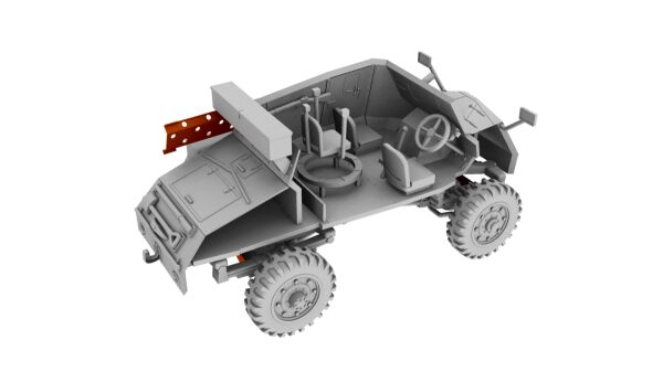 Сборная модель легкой разведывательной машины «Выдра» детальное изображение Автомобили 1/72 Автомобили