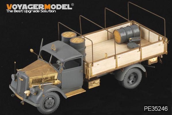 1/35 WWII German Opel Blitz 3t. 4x2 Cargo Truck /Shallow Cargo Bay (For TAMIYA 35291) детальное изображение Фототравление Афтермаркет