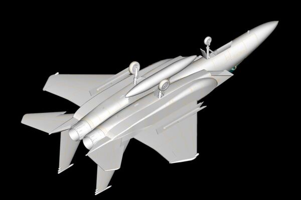 Сборная модель американского истребителя F-15C  Eagle Fighter детальное изображение Самолеты 1/72 Самолеты