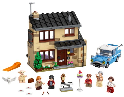 Конструктор LEGO Harry Potter Тисова улица, дом 4 75968 детальное изображение Harry Potter Lego