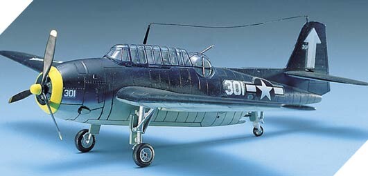 Збірна модель 1/72 Літак TBF Avenger Academy 12452 детальное изображение Самолеты 1/72 Самолеты