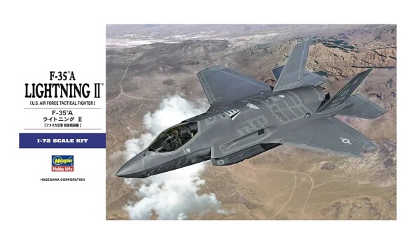 Збірна модель 1/72 Американський винищувач F-35A Lightning II Hasegawa 01572 детальное изображение Самолеты 1/72 Самолеты