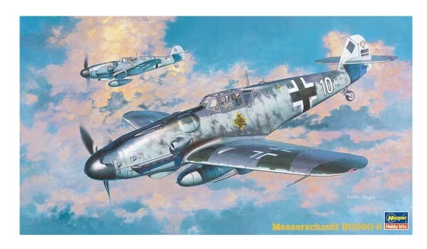 Збірна модель 1/48 Німецький винищувач Messerschmitt Bf109G-6 Hasegawa 09147 детальное изображение Самолеты 1/48 Самолеты