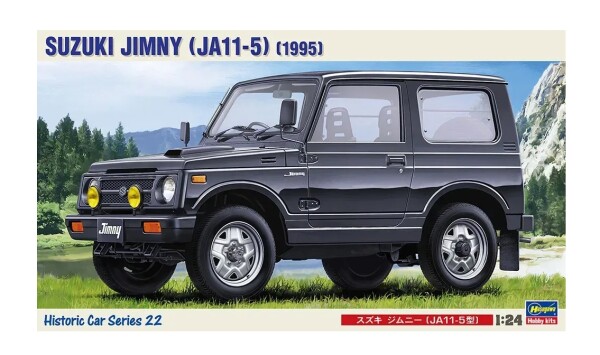 Збірна модель 1/24 Автомобіль Suzuki Jimny (JA11-5) Hasegawa 21122 детальное изображение Автомобили 1/24 Автомобили