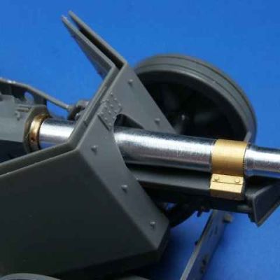 Металевий ствол 7.5см L/46 (середина) для протитанкової пушки PaK40 в масштабі 1/35 детальное изображение Металлические стволы Афтермаркет