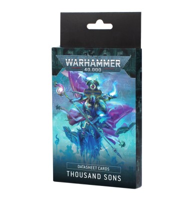 Игровые карты Warhammer 40000: DATASHEET CARDS - THOUSAND SONS (ENGLISH) детальное изображение Тысяча сынов Армии Хаоса