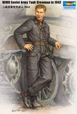 WWII Soviet Army Tank Crewman in 1942 детальное изображение Фигуры 1/16 Фигуры