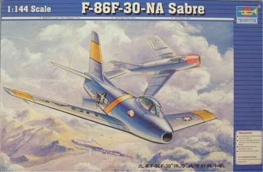 Збірна модель винищувача F-86F-30-NA Sabre детальное изображение Самолеты 1/144 Самолеты