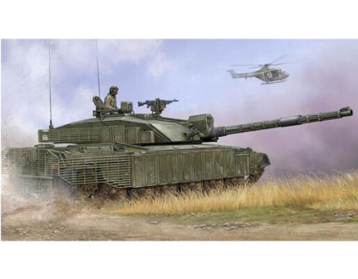 Scale model 1/35 Main battle tank Challenger 2 Enhanced Armour Trumpeter 01522 детальное изображение Бронетехника 1/35 Бронетехника