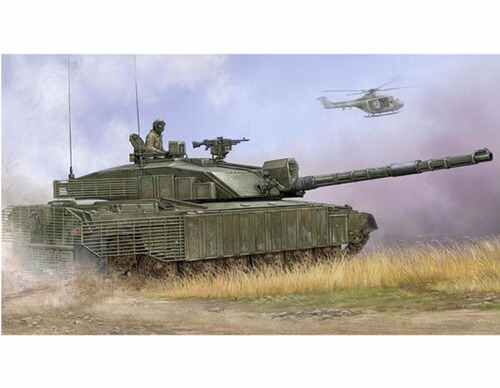 Збірна модель 1/35 Основний бойовий танк Challenger 2 c додатковим захистом Trumpeter 01522 детальное изображение Бронетехника 1/35 Бронетехника