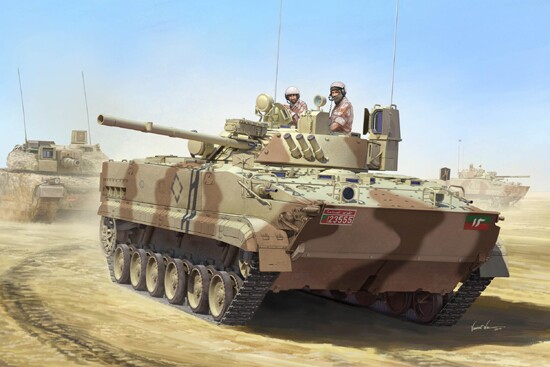 Scale model 1/35 BMP-3 in service with the United Arab Emirates Trumpeter 01531 детальное изображение Бронетехника 1/35 Бронетехника