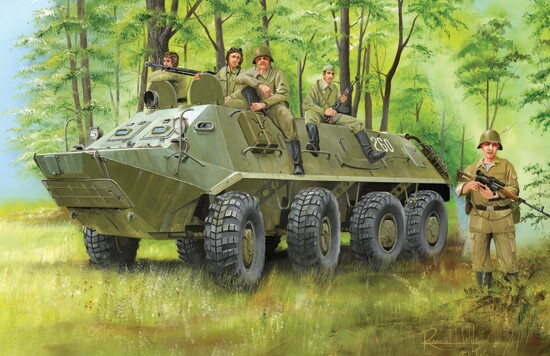 Збірна модель 1/35 БТР-60ПА Trumpeter 01543 детальное изображение Бронетехника 1/35 Бронетехника