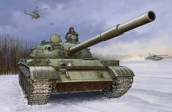 Scale model 1/35 tank T-62 model 1960 Trumpeter 01546 детальное изображение Бронетехника 1/35 Бронетехника