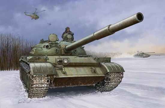 Scale model 1/35  Tank T-62 Mod.1960 Trumpeter 01546                         детальное изображение Бронетехника 1/35 Бронетехника