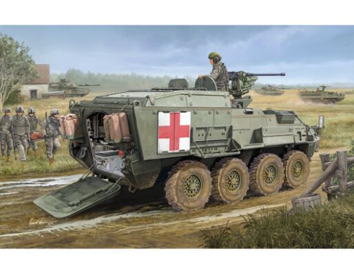 Збірна модель швидкої допомоги броньованої M1133 Stryker MEV детальное изображение Бронетехника 1/35 Бронетехника