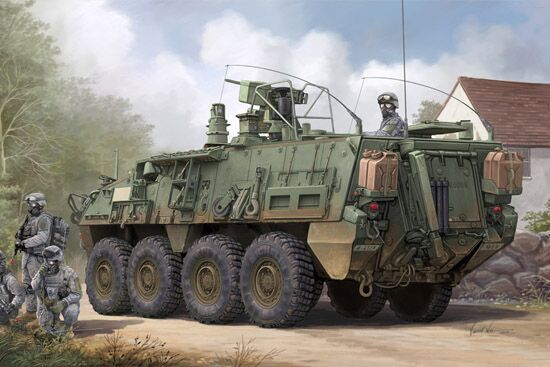 Сборная модель бронированной машины M1135 Stryker NBC RV детальное изображение Бронетехника 1/35 Бронетехника