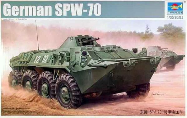 Збірна модель  німецького бронетранспортера SPW-70 детальное изображение Бронетехника 1/35 Бронетехника
