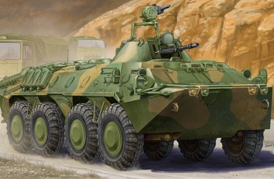 Збірна модель  БТР-70 в Афганістані детальное изображение Бронетехника 1/35 Бронетехника