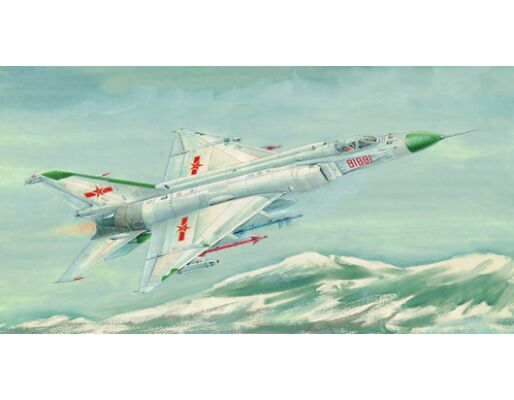 Сборная модель 1/72 Китайский самолет Шэньян F-8Ⅱ &quot;Finback&quot;-B Трумпетер 01610 детальное изображение Самолеты 1/72 Самолеты