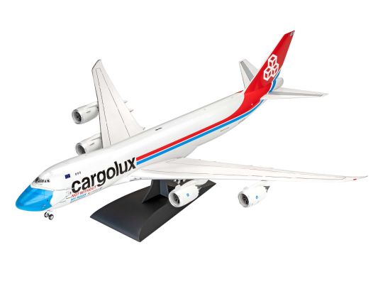 Boeing 747-8F Cargolux &quot;Facemask&quot; детальное изображение Самолеты 1/144 Самолеты