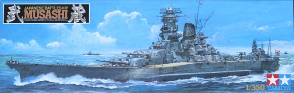 Scale model 1/350 Battleship IJN Musashi Tamiya 78016 детальное изображение Флот 1/350 Флот