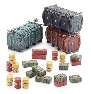 WARHAMMER 40000. BATTLEZONE: MANUFACTORUM - MUNITORUM ARMOURED CONTAINERS 99120199092 детальное изображение Террейн WARHAMMER 40,000