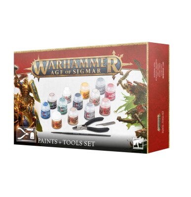 Набор AGE OF SIGMAR: PAINTS+TOOLS детальное изображение Игровые наборы WARHAMMER Age of Sigmar