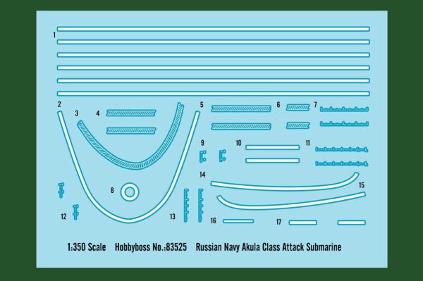 Russian Navy SSN Akula Class Attack Submarine детальное изображение Подводный флот Флот