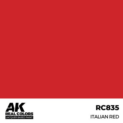 Акриловая краска на спиртовой основе Italian Red / Итальянский Красный АК-интерактив RC835 детальное изображение Real Colors Краски