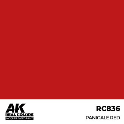 Alcohol-based acrylic paint Panigale Red AK-interactive RC836 детальное изображение Real Colors Краски