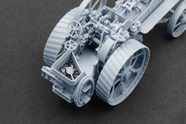3D-печатная масштабная модель 1/35 1901 Burrell Compound Traction Engine ScaleX SX-35001 детальное изображение Тракторы Гражданская техника