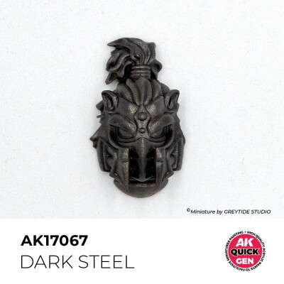 Акрилова фарба DARK STEEL / Темна сталь (металік) QUICK GEN COLOR AK-interactive AK 17067 детальное изображение QUICK GEN COLOR Краски