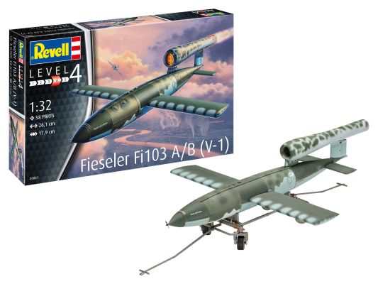 Німецький літак Fieseler Fi103 V-1 детальное изображение Самолеты 1/32 Самолеты