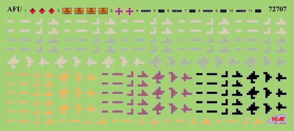 Збірна модель 1/72 Набір Військова техніка Збройних Сил України ICM DS7205 детальное изображение Бронетехника 1/72 Бронетехника