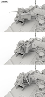 Збірна модель 1/72 Основний бойовий танк США M1A2 SEP v2 Абрамс із системою активного захисту Trophy Meng 72-016 детальное изображение Бронетехника 1/72 Бронетехника