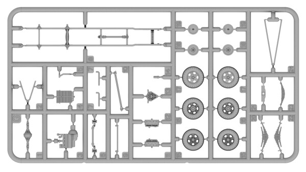 Збірна модель 1/72 Німецька вантажівка 917т IBG Models 72061 детальное изображение Автомобили 1/72 Автомобили