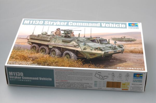 Збірна модель командирської машини M1130 Stryker детальное изображение Бронетехника 1/35 Бронетехника