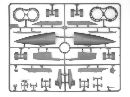 Сборная модель 1/48 Самолет МиГ-25 ПД ICM 48903 детальное изображение Самолеты 1/48 Самолеты