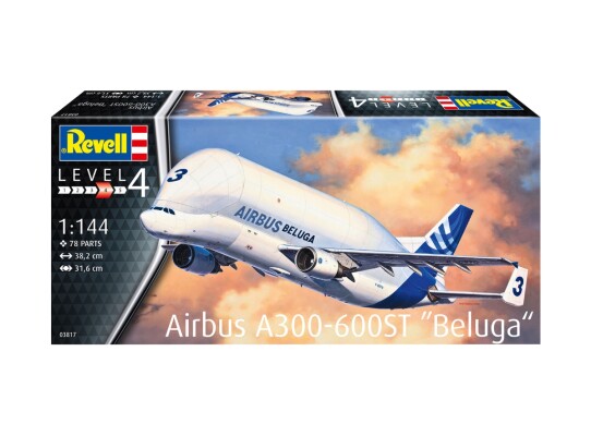 Збірна модель 1/144 Літак Airbus A300-600ST Beluga Revell 03817 детальное изображение Самолеты 1/144 Самолеты