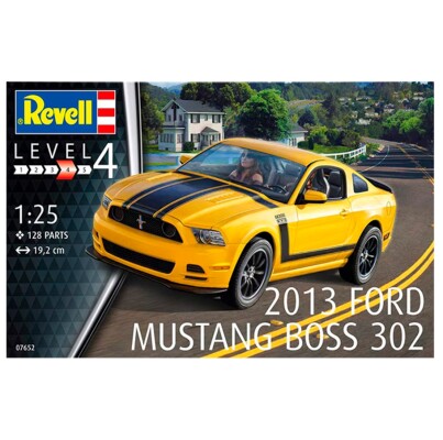 Scale model 1/25 Car 2013 Ford Mustang Boss 302 Revell 07652 детальное изображение Автомобили 1/25 Автомобили