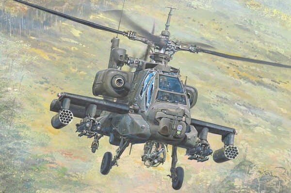 Збірна модель 1/35 Вертоліт AH-64A Apache (late version) Trumpeter 05115 детальное изображение Вертолеты 1/35 Вертолеты