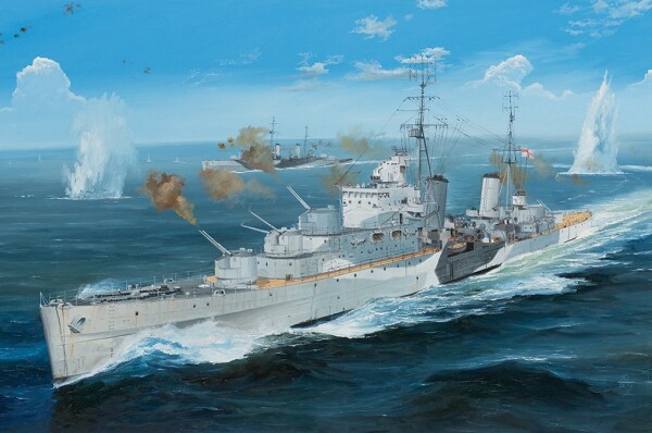 Збірна модель 1/350 Британський легкий крейсер HMS Argonaut Trumpeter 05367 детальное изображение Флот 1/350 Флот