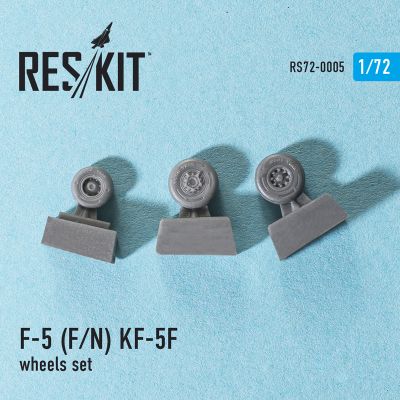 F-5 (F/N) KF-5F wheels set (1/72) детальное изображение Смоляные колёса Афтермаркет